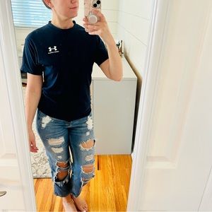 Under Armour Navy Blue Athletic T-Shirt